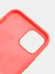 Кораллово-розовый чехол для iPhone 12, 7+, 12 Pro Max, 11 Pro Max, XS Max, Silicone Case, с закрытым низом