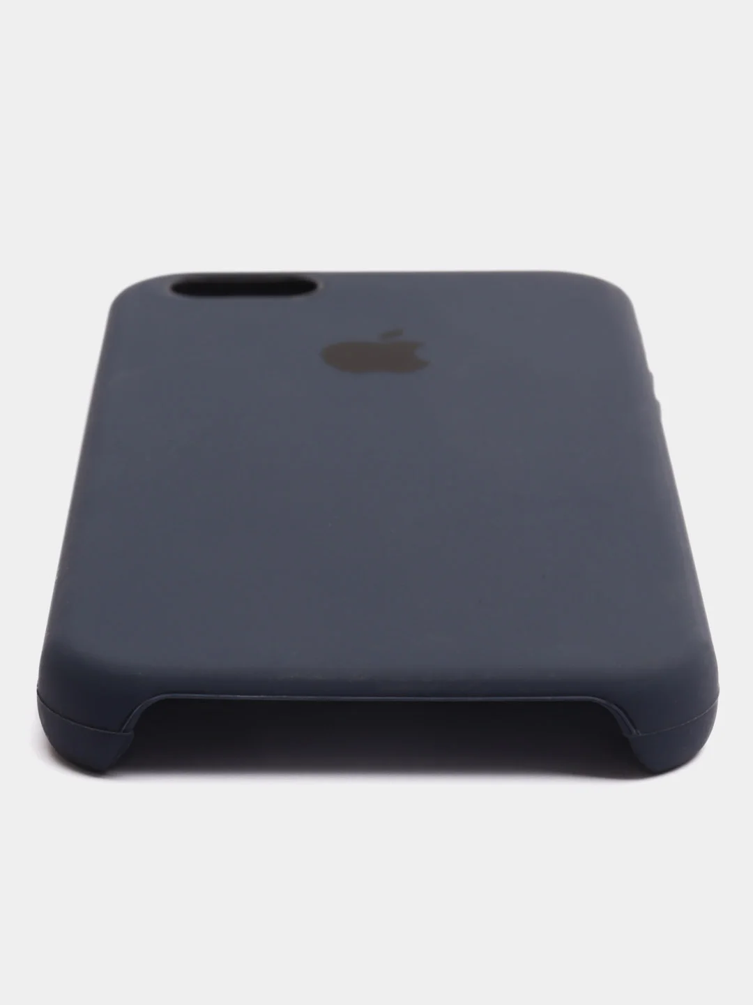 Темно-синий чехол для iPhone 11, 6S, 7, 8, XR, XS, 7+, XS Max, Silicone Case, с открытым низом