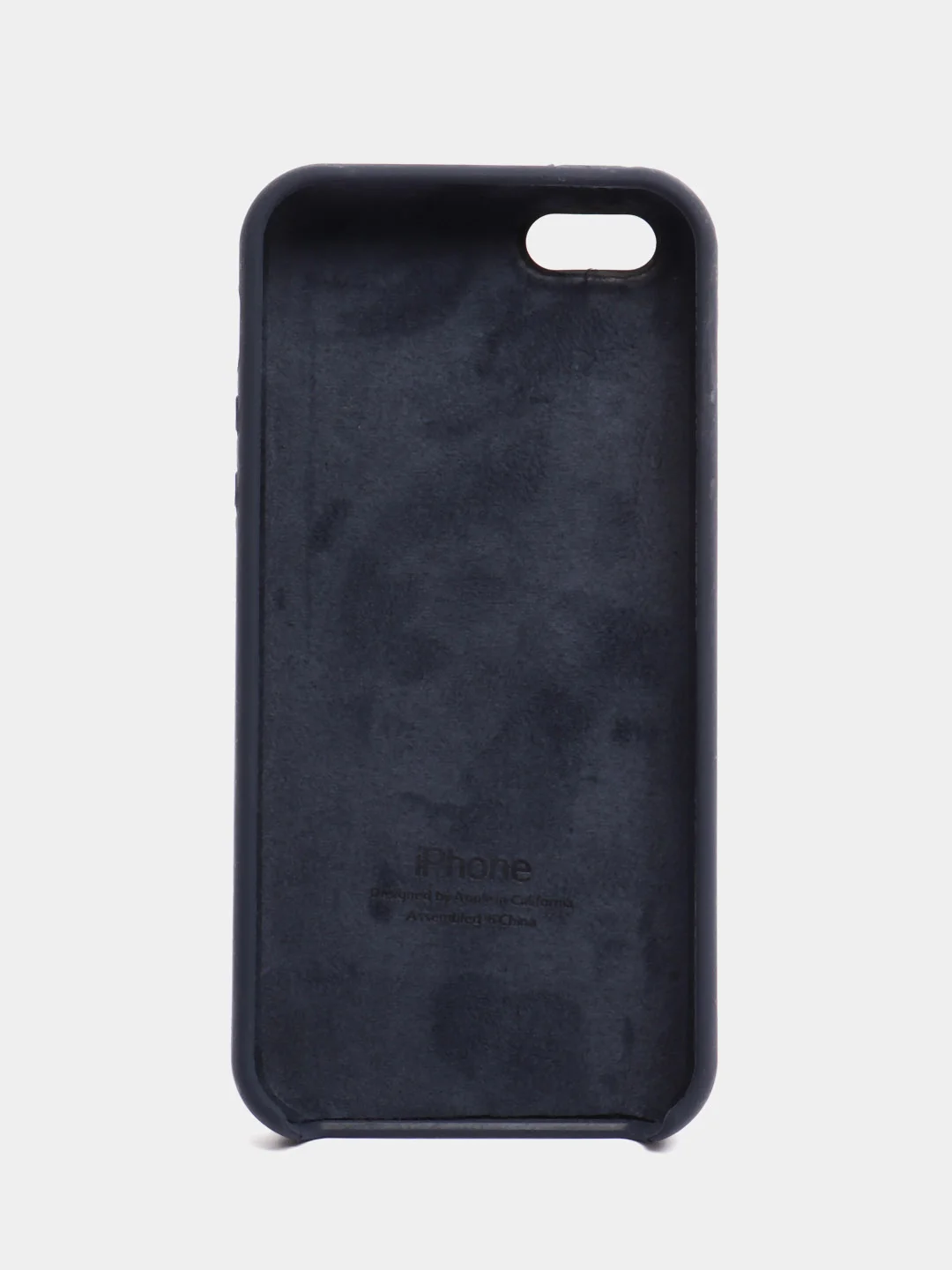 Темно-синий чехол для iPhone 11, 6S, 7, 8, XR, XS, 7+, XS Max, Silicone Case, с открытым низом