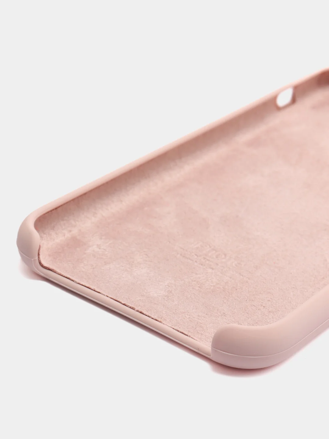 Пудровый чехол для iPhone 11, 6S, 7, 5, XR, XS, 7+, 11 Pro Max, с открытым низом, Silicone Case