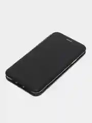 Черный чехол-книжка для iPhone 11 Pro Max, 11 Про Макс, экокожа