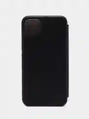 Черный чехол-книжка для iPhone 11 Pro Max, 11 Про Макс, экокожа