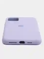 Лавандовый чехол для iPhone 12, 7+, 12 Pro Max, 11 Pro Max, XS Max, Silicone Case, с закрытым низом