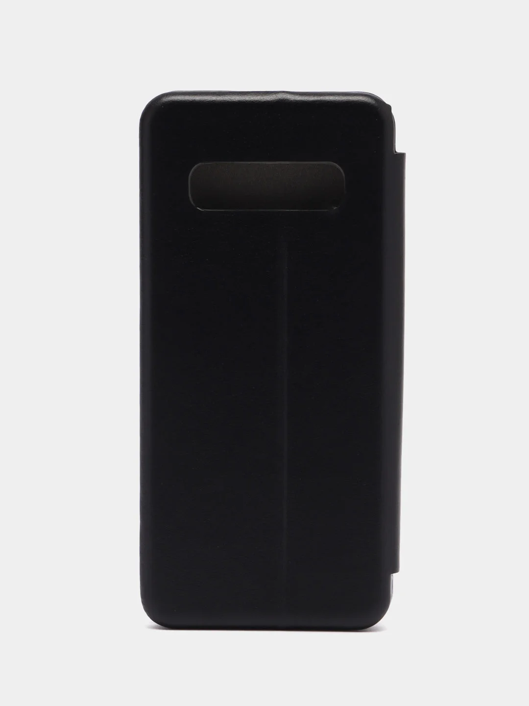 Черный чехол-книжка для Samsung Galaxy S10 Plus, S 10 Plus, s10+ экокожа (Самсунг С10 плюс)