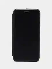Черный чехол-книжка для Huawei P30 Lite, P 30 lite, экокожа