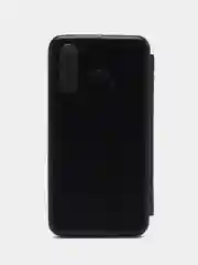 Черный чехол-книжка для Huawei P30 Lite, P 30 lite, экокожа