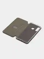 Черный чехол-книжка для Huawei P30 Lite, P 30 lite, экокожа