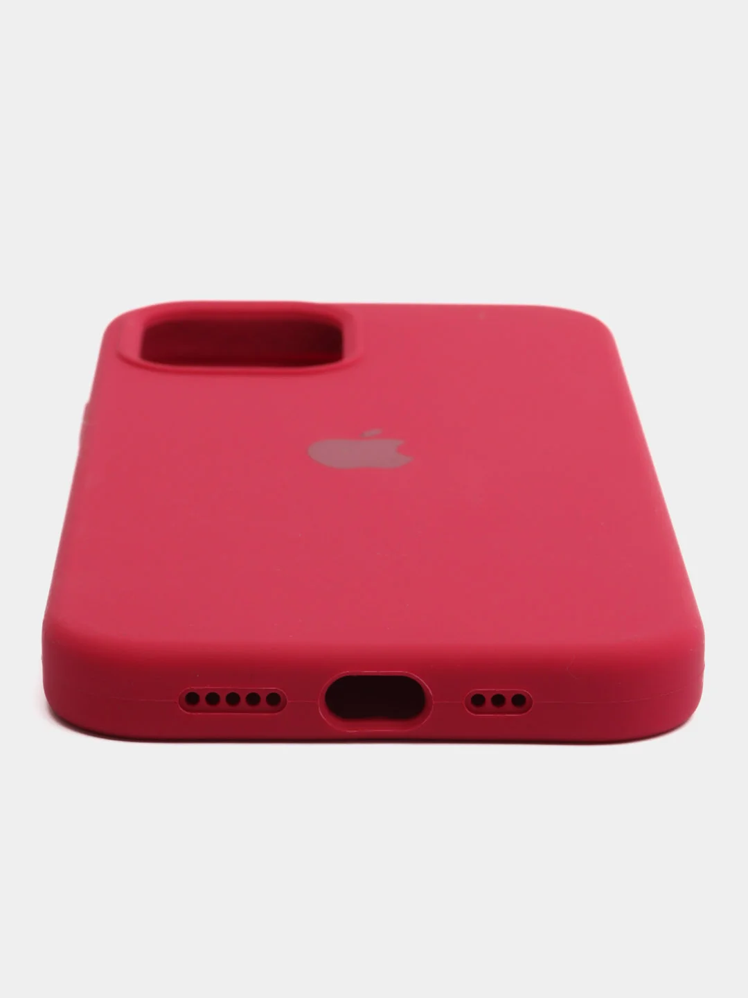 Бордовый чехол для iPhone 12, 7+, 12 Pro Max, 11 Pro Max, XS Max, Silicone Case, с закрытым низом