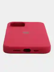Бордовый чехол для iPhone 12, 7+, 12 Pro Max, 11 Pro Max, XS Max, Silicone Case, с закрытым низом