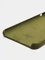Зелёный хаки чехол для iPhone 11, 6S, 7, 8, XR, 7+, XS Max, 11 Pro Max, Silicone Case, с открытым низом