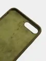 Зелёный хаки чехол для iPhone 11, 6S, 7, 8, XR, 7+, XS Max, 11 Pro Max, Silicone Case, с открытым низом