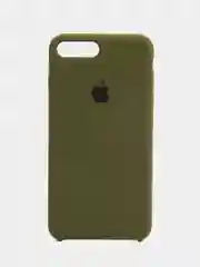 Зелёный хаки чехол для iPhone 11, 6S, 7, 8, XR, 7+, XS Max, 11 Pro Max, Silicone Case, с открытым низом