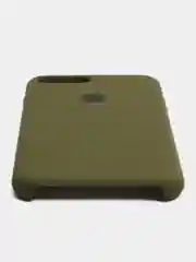 Зелёный хаки чехол для iPhone 11, 6S, 7, 8, XR, 7+, XS Max, 11 Pro Max, Silicone Case, с открытым низом