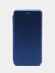 Темно-синий чехол-книжка для Honor 9X Pro / Huawei Y 9 s / Huawei P Smart Pro / Хонор 9х pro, экокожа
