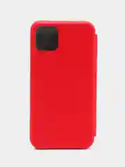 Красный чехол-книжка для iPhone 11 Pro Max, 11 Про Макс, экокожа