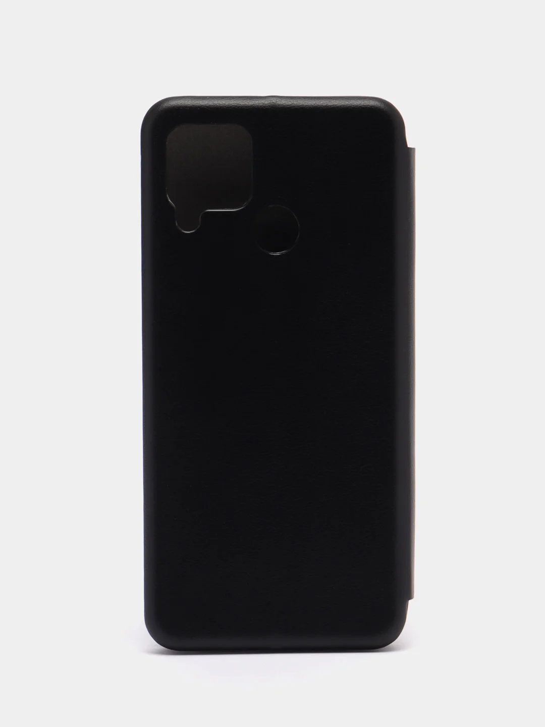 Черный чехол-книжка для Realme C 25/C25 (Реалми С 25/C25), экокожа