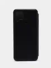 Черный чехол-книжка для Realme C 25/C25 (Реалми С 25/C25), экокожа