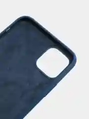 Синий меланж чехол для iPhone 11, 6S, 7, 8, XR, XS, 7+, XS Max, Silicone Case, с открытым низом