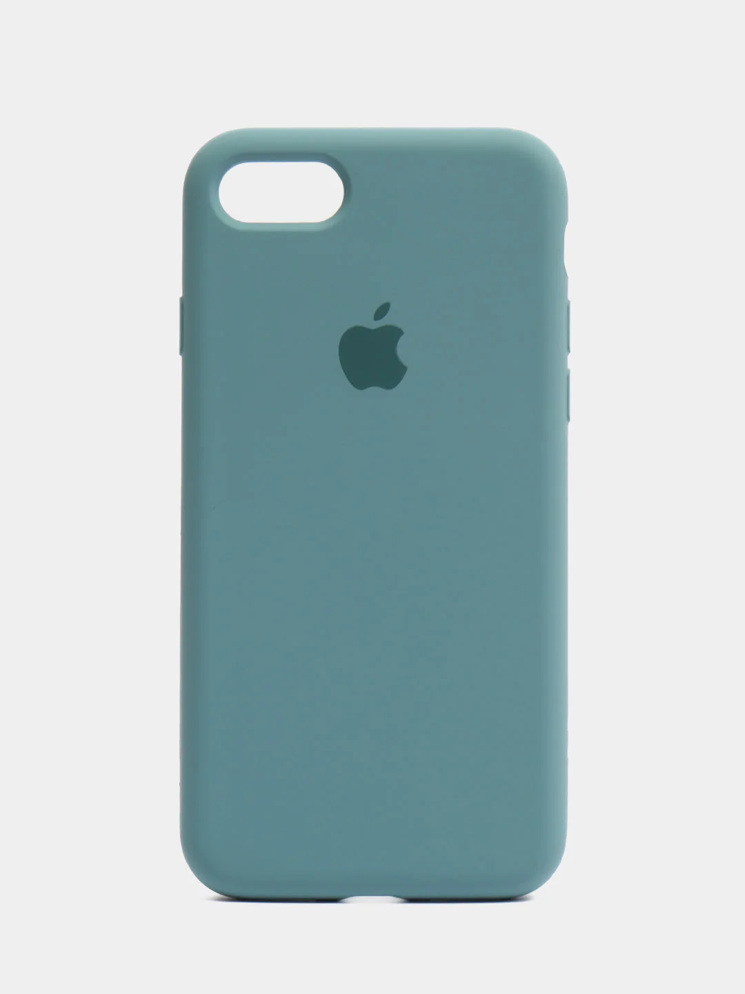 Тёмно-бирюзовый чехол для iPhone 12, 7+, 12 Pro Max, 11 Pro Max, XS Max, Silicone Case, с закрытым низом