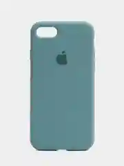 Тёмно-бирюзовый чехол для iPhone 12, 7+, 12 Pro Max, 11 Pro Max, XS Max, Silicone Case, с закрытым низом