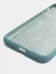 Тёмно-бирюзовый чехол для iPhone 12, 7+, 12 Pro Max, 11 Pro Max, XS Max, Silicone Case, с закрытым низом
