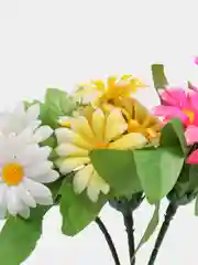 Золотистый хаки искусственные цветы. Герберы (пластиковый букет). Композиция. 18 см