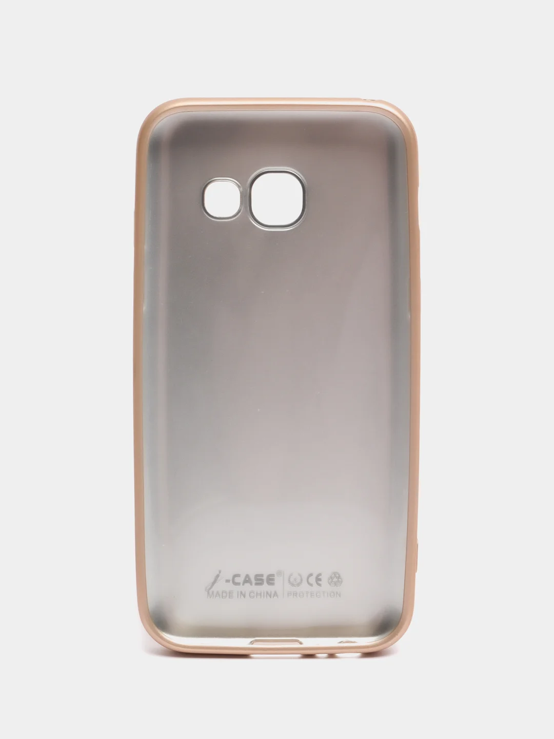 Бежевый cиликоновый чехол на Samsung Galaxy A3(2017)