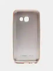 Бежевый cиликоновый чехол на Samsung Galaxy A3(2017)