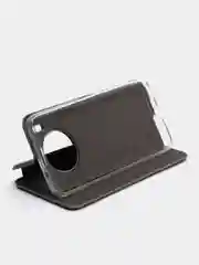 Серый чехол-книжка для Honor 50lite / 50 lite / Хонор 50 лайт, экокожа