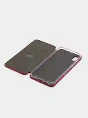 Красный чехол-книжка для Huawei Honor 8s (Хонор 8s), Y5 2019, из экокожи