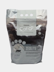 Наполнитель Cat Go ZEOLITE для кошачьего туалета, впитывающий, без запаха, 3 кг (6 л)