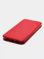 Красный чехол-книжка для Xiaomi Redmi 8a / Xiaomi Redmi 8 A / 8A / Сяоми редми 8 А / 8А, экокожа