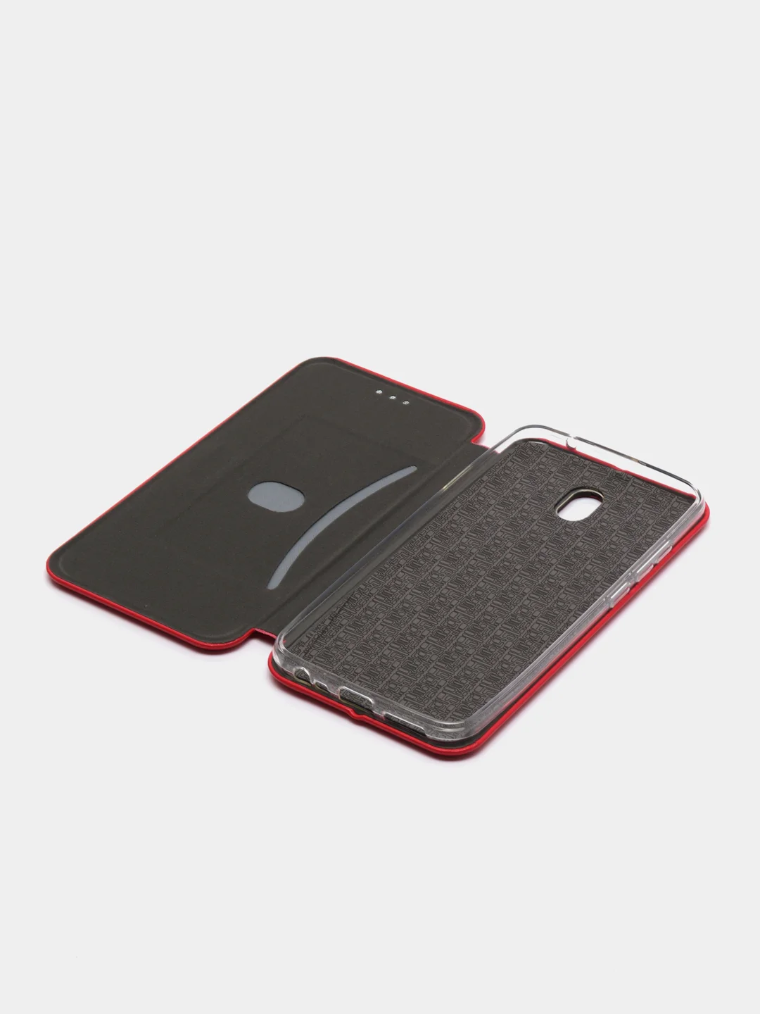 Красный чехол-книжка для Xiaomi Redmi 8a / Xiaomi Redmi 8 A / 8A / Сяоми редми 8 А / 8А, экокожа