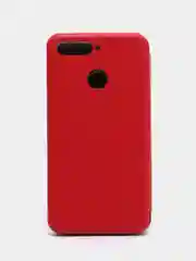 Красный чехол книжка для Huawei Honor 7A Pro (Хонор 7А Про), Y6 2018, экокожа