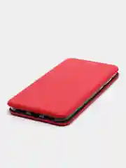Красный чехол книжка для Huawei Honor 7A Pro (Хонор 7А Про), Y6 2018, экокожа