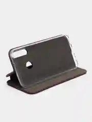 Бордовый чехол-книжка для Huawei Honor 9C, P 40 Lite E, Y 7 p, экокожа