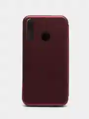Бордовый чехол-книжка для Huawei Honor 9C, P 40 Lite E, Y 7 p, экокожа