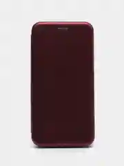 Бордовый чехол-книжка для Huawei Honor 9C, P 40 Lite E, Y 7 p, экокожа