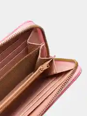Фуксия женский кошелек, из искусственного нубука