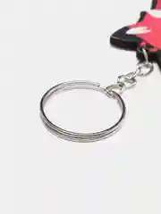 Оранжевый брелок деревянный, 5 x 6 cм
