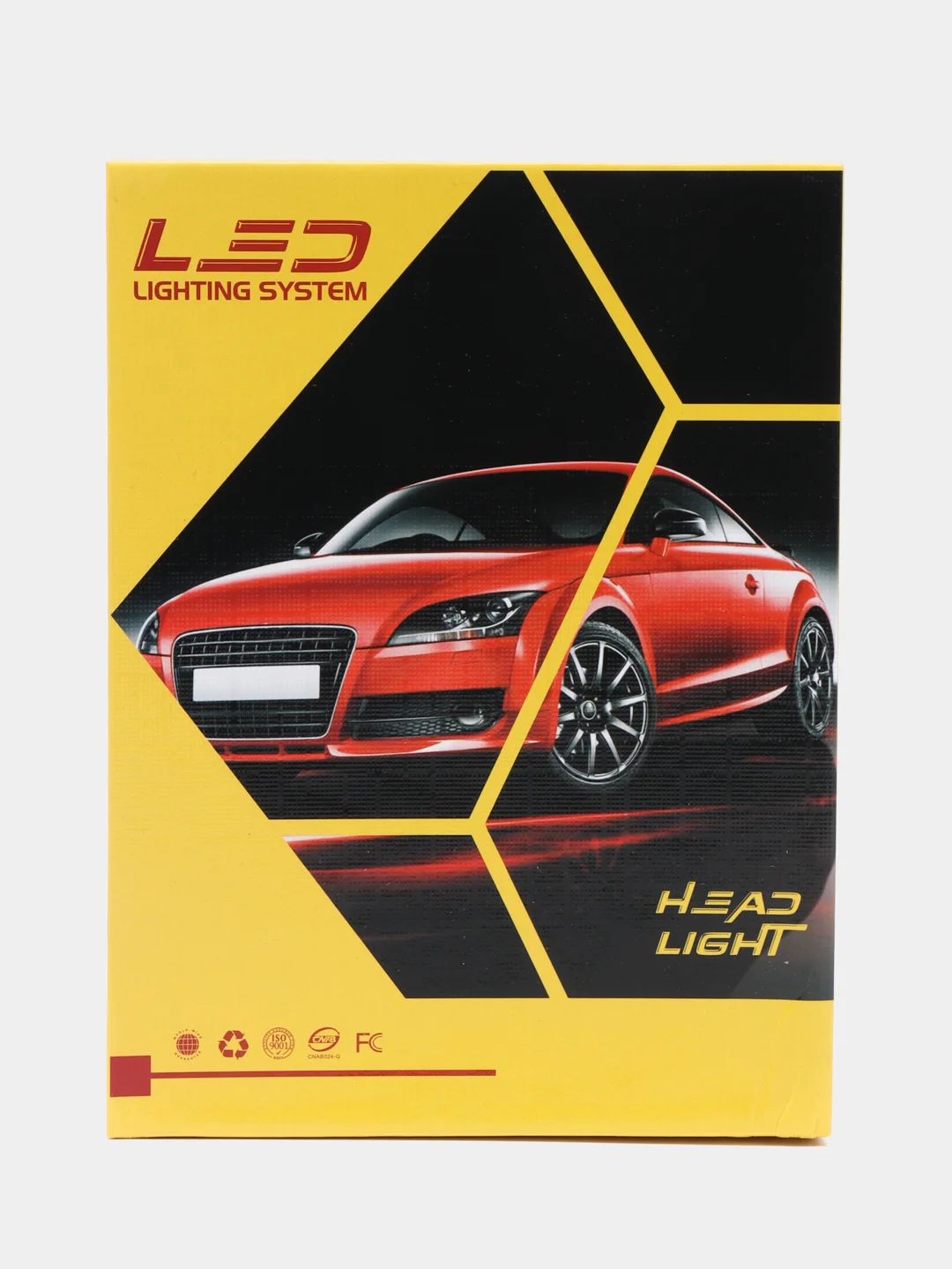 Трехцветная светодиодная лампа FAROCARO LED F2 60Вт H1, H4, H7