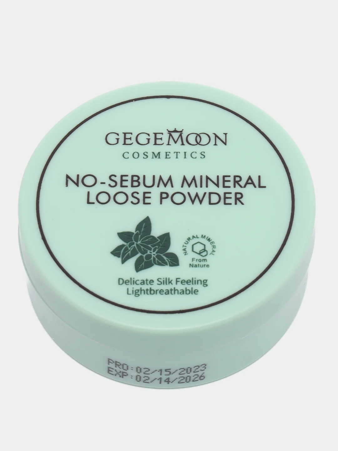 Оранжевый минеральная бесцветная рассыпчатая пудра для лица Mineral Loose Powder, 5 г