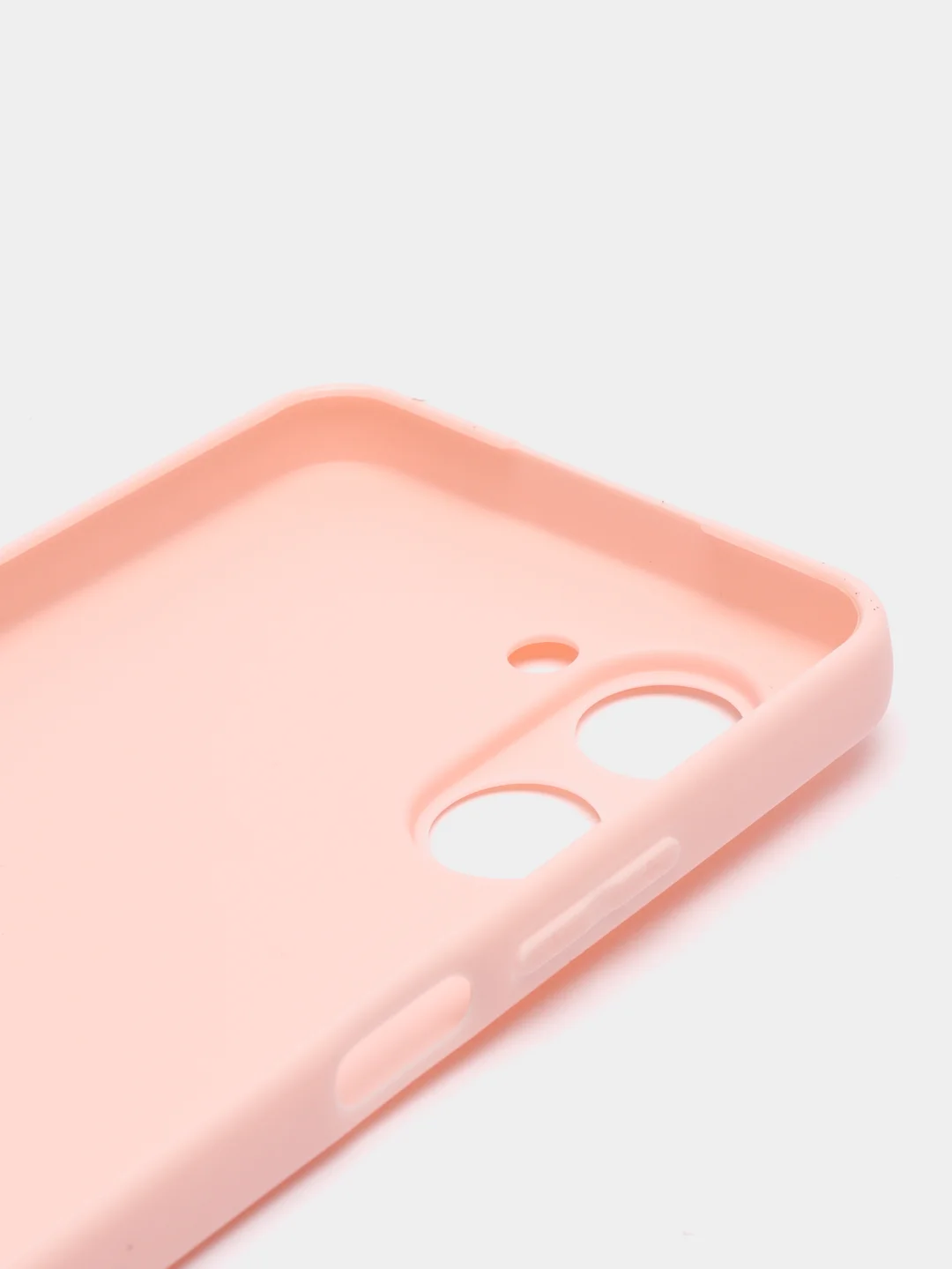 Розовый чехол Realme C30, C33, C35, 10 4G, 9i силиконовый с защитой камеры (Реалми С33)