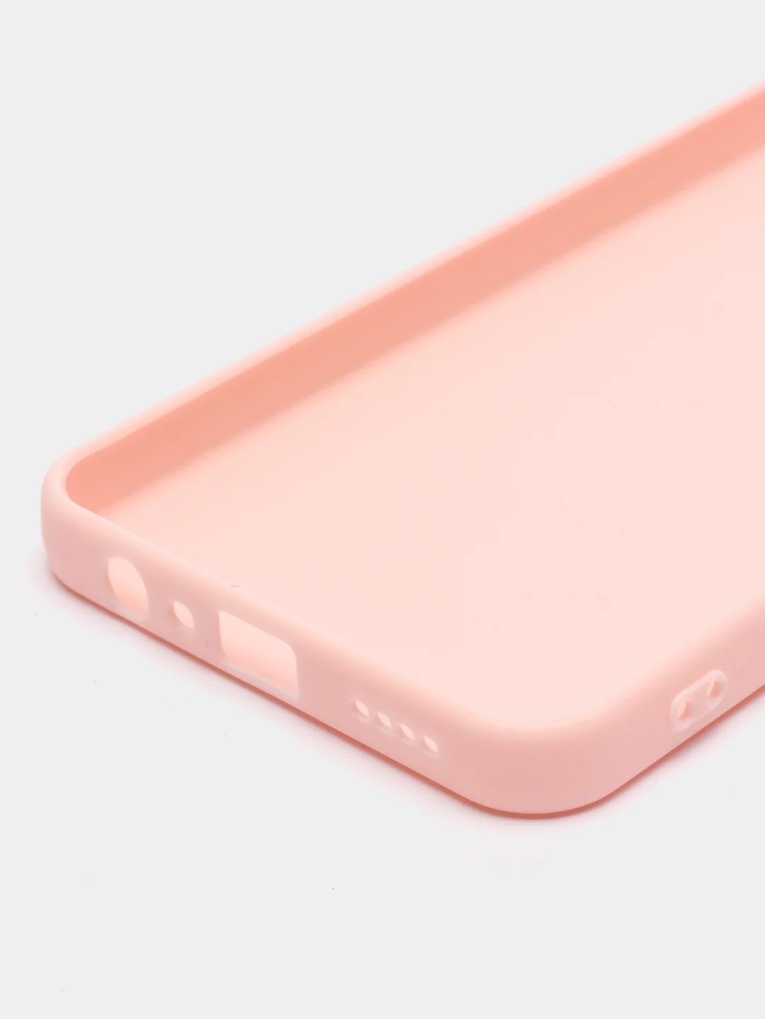 Розовый чехол Realme C30, C33, C35, 10 4G, 9i силиконовый с защитой камеры (Реалми С33)