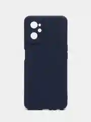 Темно-синий чехол Realme C30, C33, C35, 10 4G, 9i силиконовый с защитой камеры (Реалми С33)