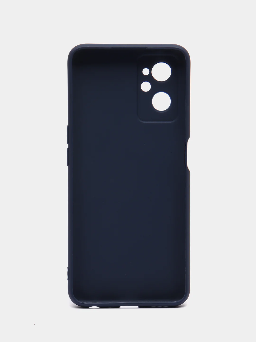 Темно-синий чехол Realme C30, C33, C35, 10 4G, 9i силиконовый с защитой камеры (Реалми С33)