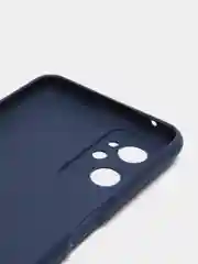 Темно-синий чехол Realme C30, C33, C35, 10 4G, 9i силиконовый с защитой камеры (Реалми С33)
