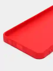 Красный чехол Realme C30, C33, C35, 10 4G, 9i силиконовый с защитой камеры (Реалми С33)