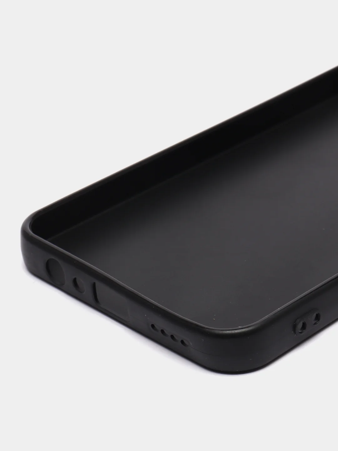 Черный чехол Realme C30, C33, C35, 10 4G, 9i силиконовый с защитой камеры (Реалми С33)