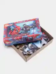 Тёмно-бордовый детский пазл, 35 деталей